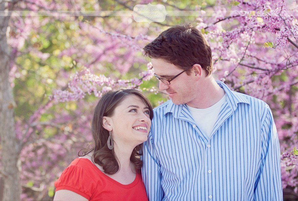 Spring Engagement Photography on MU Campus in Columbia, MO