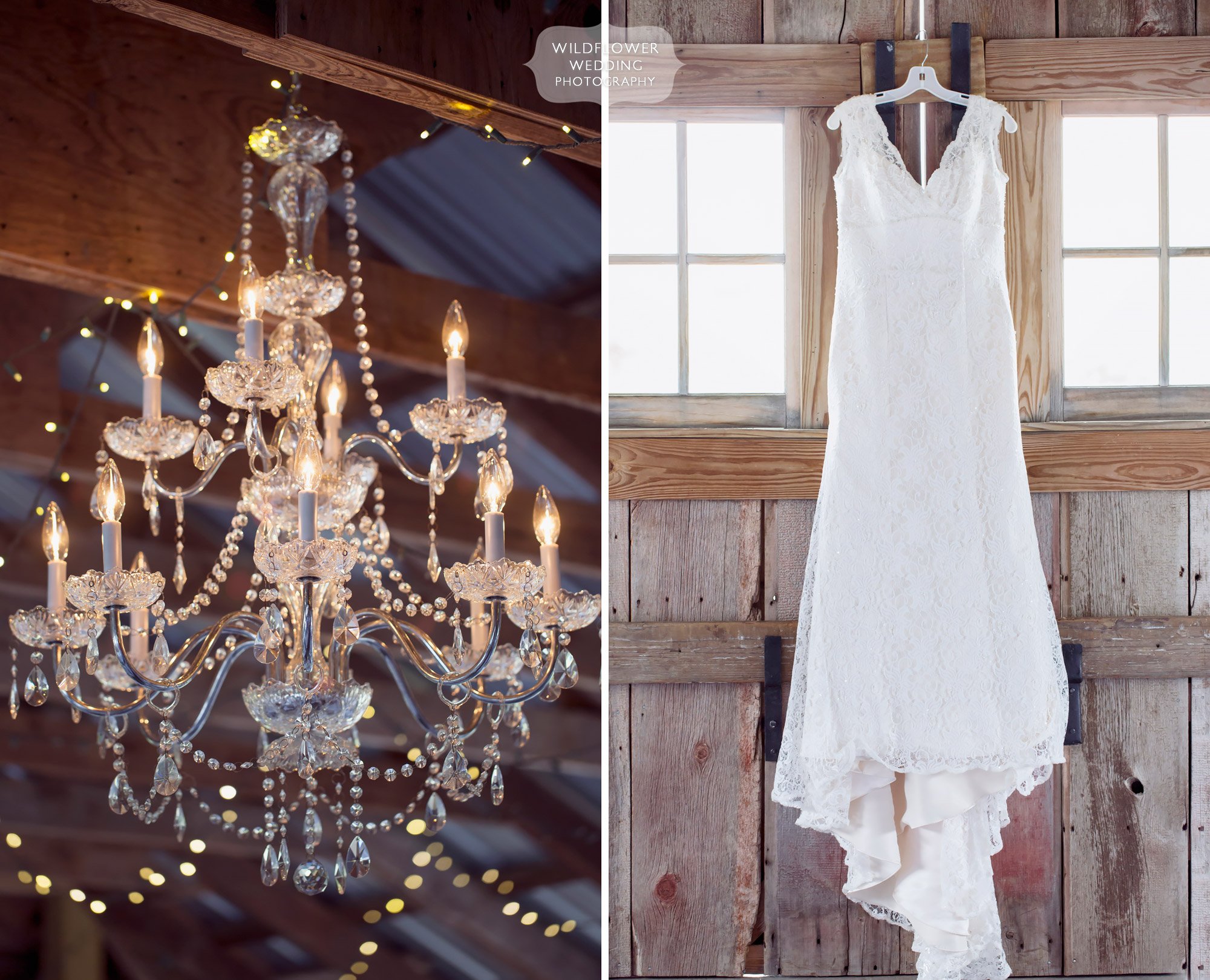 Rustic chic wedding venue at the Weston Red Barn Farm just north of KC.