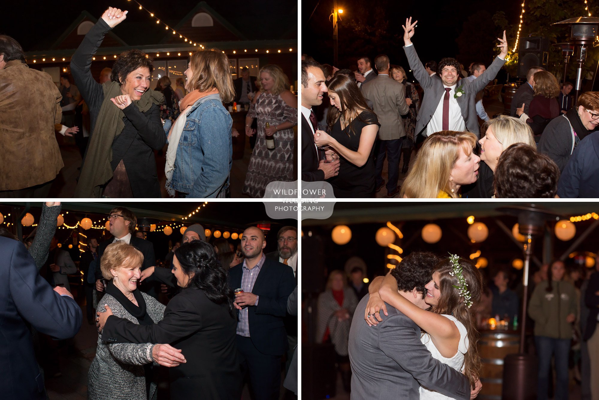 Wild dancing at the Little Piney Lodge rustic venue in Hermann.