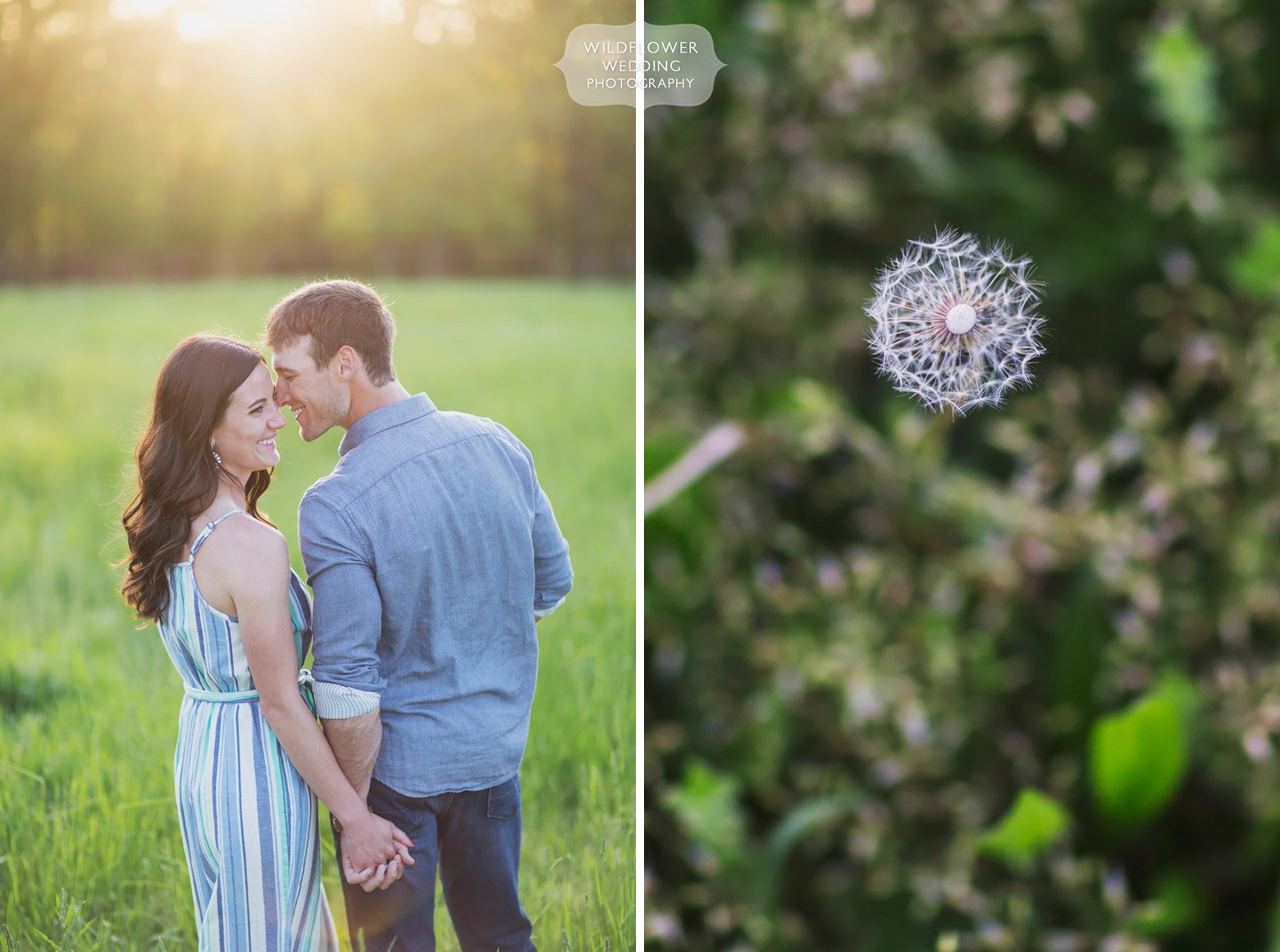 The most flattering pose for an engagement session in the country in mid-MO.