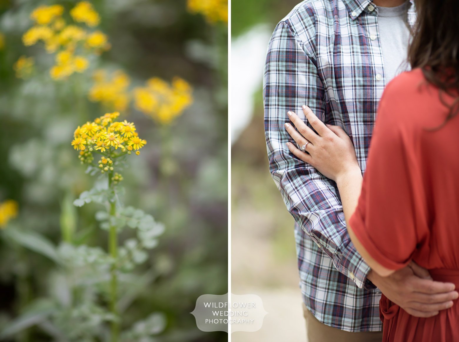 Spring engagement photography session on the Katy Trail in Columbia, MO.