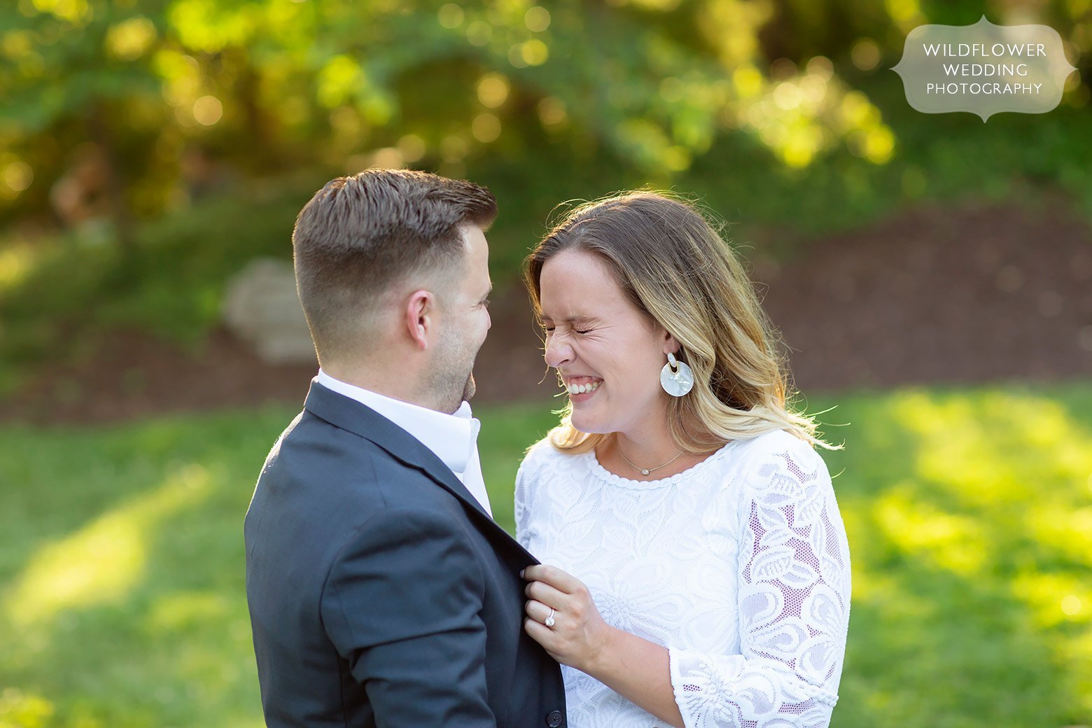 Happy engagement photography in Columbia, MO.